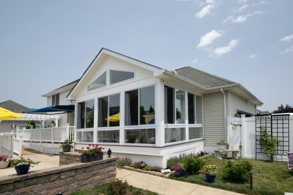 Sunroom with windows all around