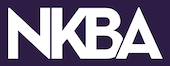 Logo featuring the letters NKBA in bold white text on a dark purple background.